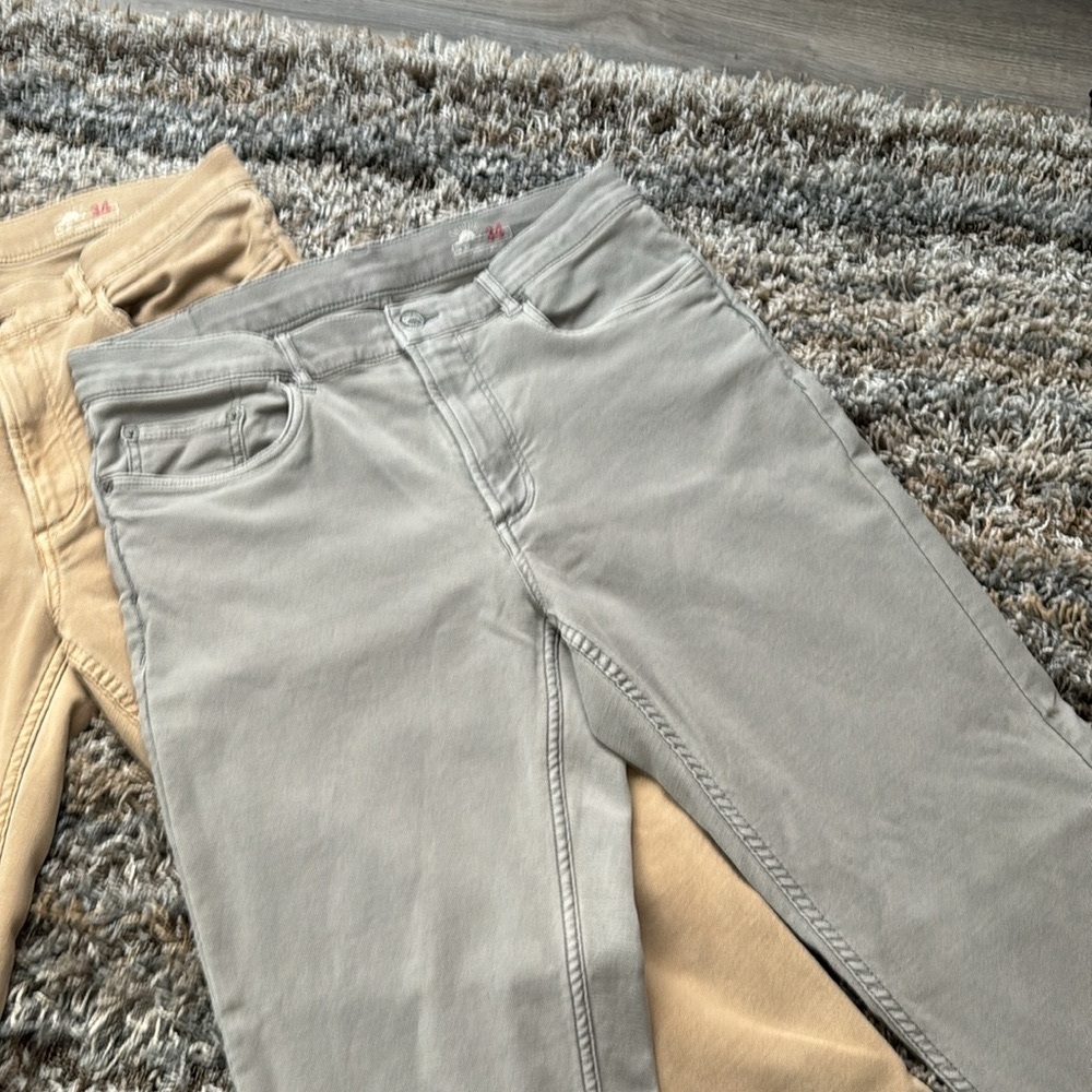 Faherty Men’s Stretch Terry 5 Pocket Pants